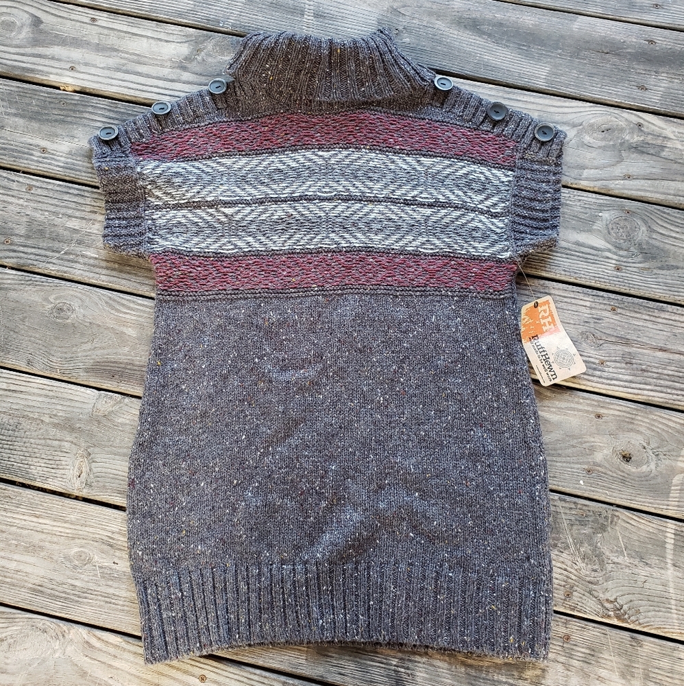 Womens RuffHewn short sleeve knit sweater sz M